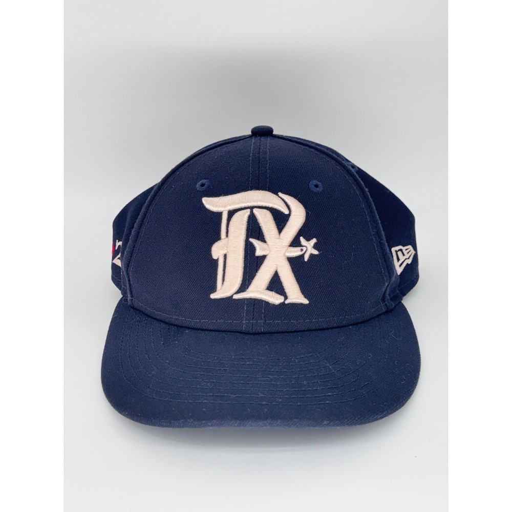 New Era Texas Rangers 59FIFTY Fitted Hat 7 1/8 Navy Blue MLB Cap TX Logo
